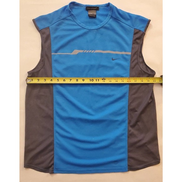 Nike Sphere Men's Sleeveless Training Tank Top Tennis Blue Gray, Size L - Picture 5 of 6